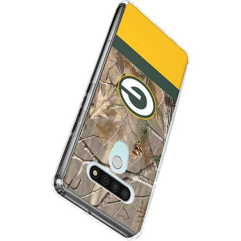 NFL Realtree Camo Green Bay Packers LG Stylo 6 Clear Case