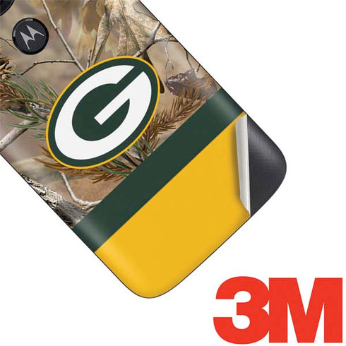 NFL Realtree Camo Green Bay Packers Moto E5 Play Skin