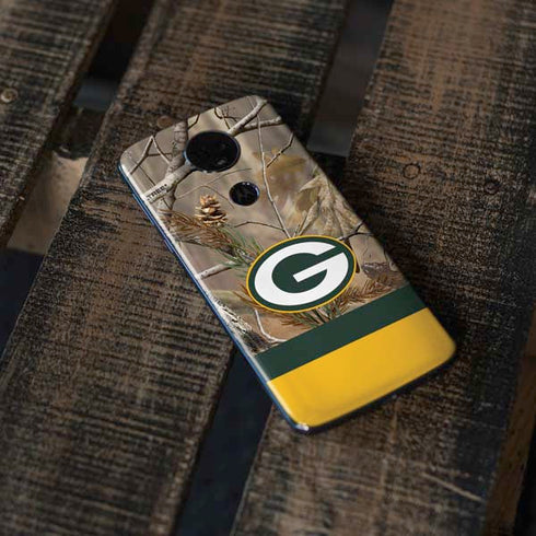 NFL Realtree Camo Green Bay Packers Moto E5 Plus Skin