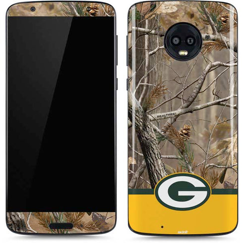 NFL Realtree Camo Green Bay Packers Moto G6 Skin