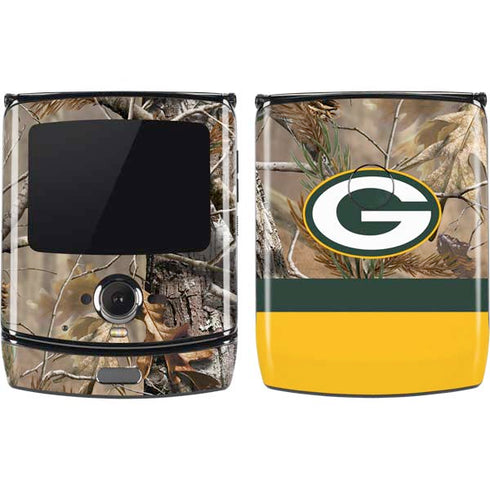 NFL Realtree Camo Green Bay Packers Motorola RAZR Skin