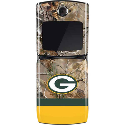 NFL Realtree Camo Green Bay Packers Motorola RAZR Skin