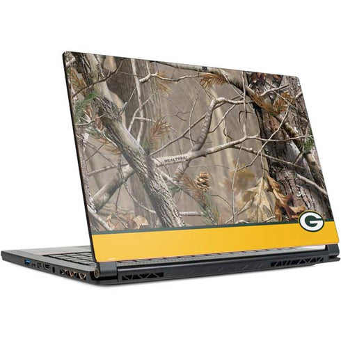 NFL Realtree Camo Green Bay Packers MSI GS65 Stealth Laptop Skin