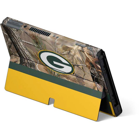 NFL Realtree Camo Green Bay Packers Nintendo Switch OLED (2021) Skin