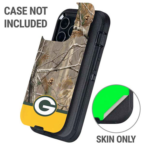 NFL Realtree Camo Green Bay Packers Otterbox Defender iPhone Skin