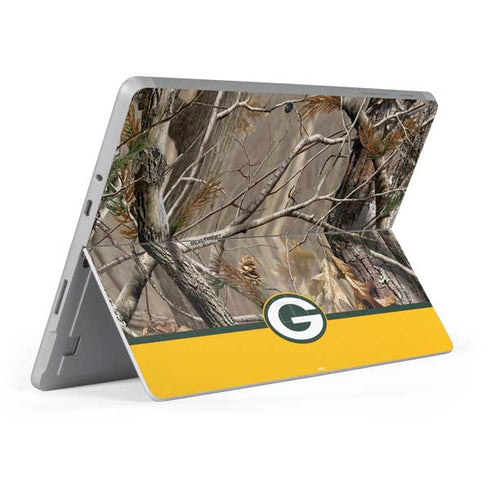 NFL Realtree Camo Green Bay Packers Surface Go Skin