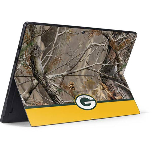 NFL Realtree Camo Green Bay Packers Surface Pro 6 Skin