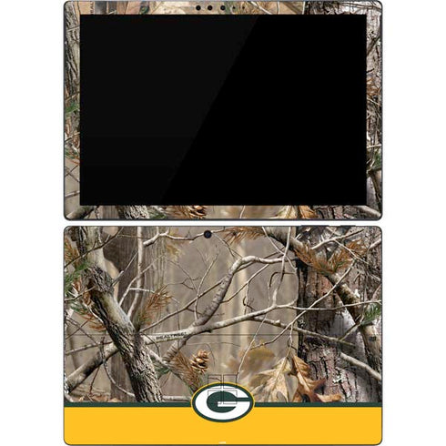 NFL Realtree Camo Green Bay Packers Surface Pro 7 Skin