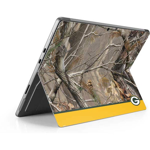 NFL Realtree Camo Green Bay Packers Surface Pro 8 Skin