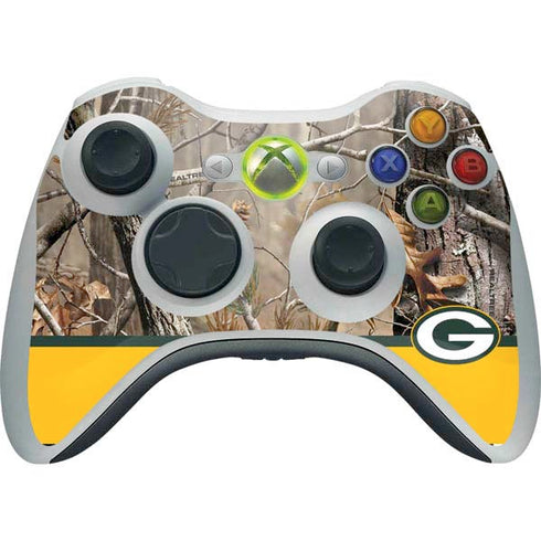 NFL Realtree Camo Green Bay Packers Xbox 360 Wireless Controller Skin