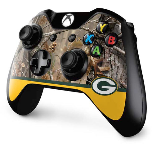NFL Realtree Camo Green Bay Packers Xbox One Controller Skin