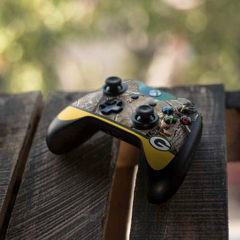 NFL Realtree Camo Green Bay Packers Xbox One Controller Skin