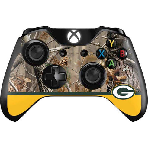 NFL Realtree Camo Green Bay Packers Xbox One Controller Skin