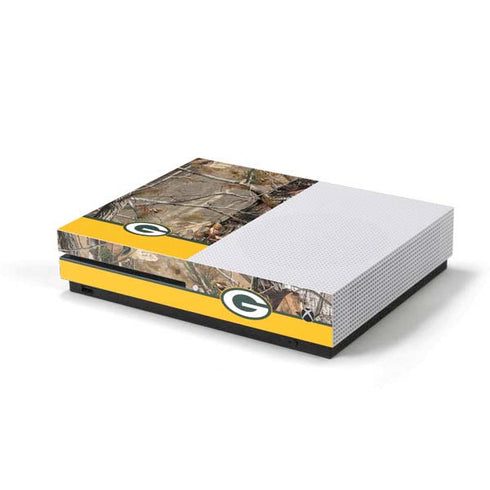 NFL Realtree Camo Green Bay Packers Xbox One S Console Skin