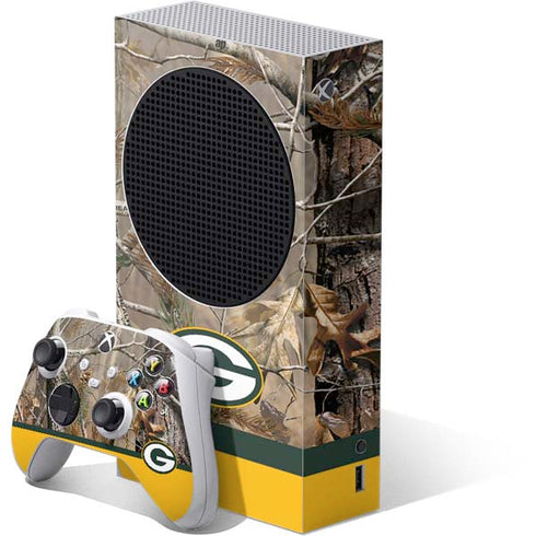 NFL Realtree Camo Green Bay Packers Xbox Series S Bundle Skin