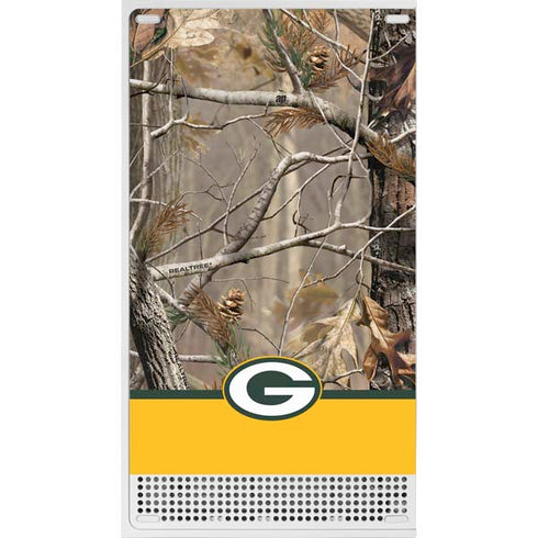 NFL Realtree Camo Green Bay Packers Xbox Series S Console Skin