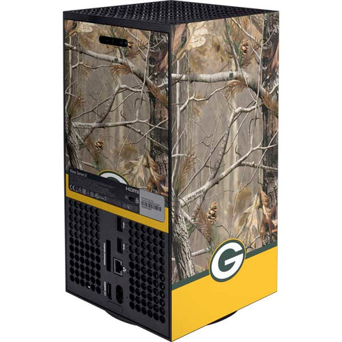 NFL Realtree Camo Green Bay Packers Xbox Series X Bundle Skin
