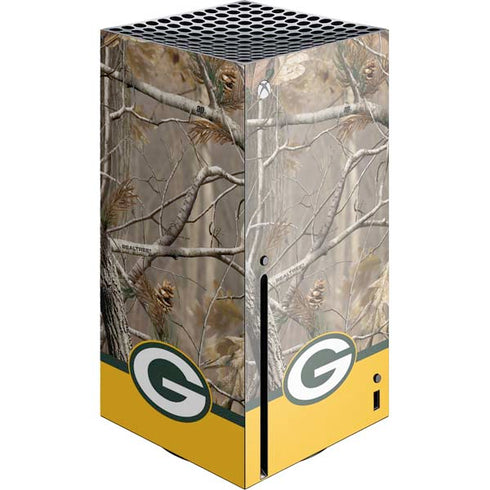 NFL Realtree Camo Green Bay Packers Xbox Series X Console Skin