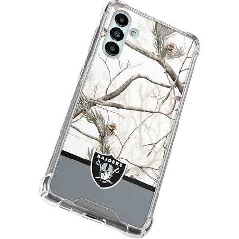 NFL Realtree Camo Las Vegas Raiders Galaxy A13 5G Clear Case