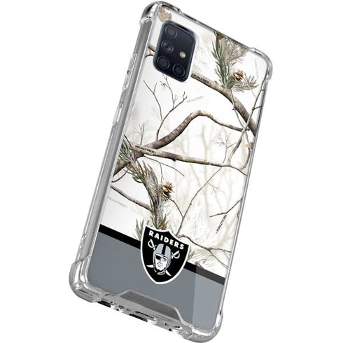 NFL Realtree Camo Las Vegas Raiders Galaxy A51 5G Clear Case