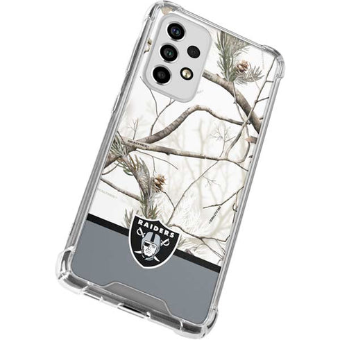 NFL Realtree Camo Las Vegas Raiders Galaxy A53 5G Clear Case