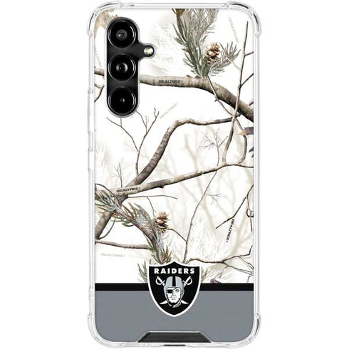 NFL Realtree Camo Las Vegas Raiders Galaxy A54 5G Clear Case