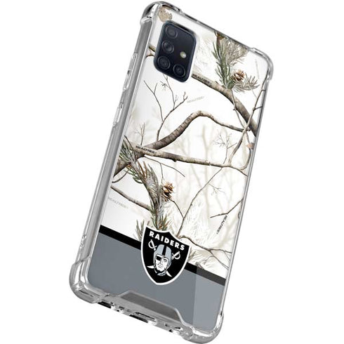 NFL Realtree Camo Las Vegas Raiders Galaxy A71 5G Clear Case