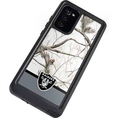 NFL Realtree Camo Las Vegas Raiders Galaxy Note20 5G Waterproof Case