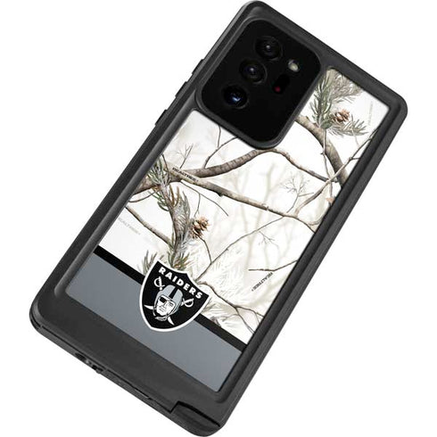 NFL Realtree Camo Las Vegas Raiders Galaxy Note20 Ultra 5G Waterproof Case