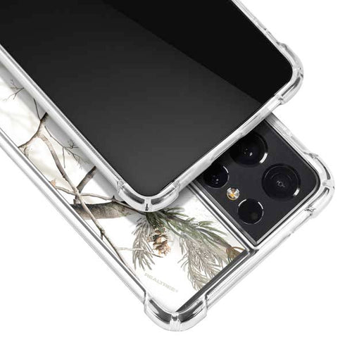 NFL Realtree Camo Las Vegas Raiders Galaxy S21 Ultra 5G Clear Case