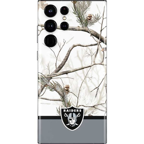 NFL Realtree Camo Las Vegas Raiders Galaxy S22 Ultra Skin