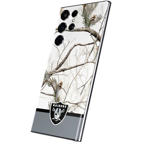 NFL Realtree Camo Las Vegas Raiders Galaxy S22 Ultra Skin