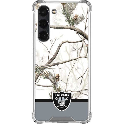 NFL Realtree Camo Las Vegas Raiders Galaxy S23 Plus Clear Case