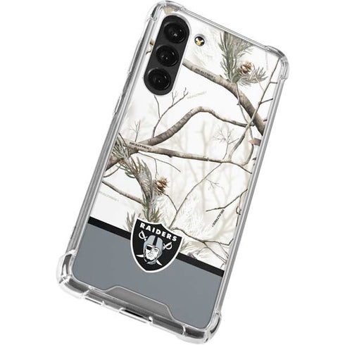 NFL Realtree Camo Las Vegas Raiders Galaxy S23 Plus Clear Case