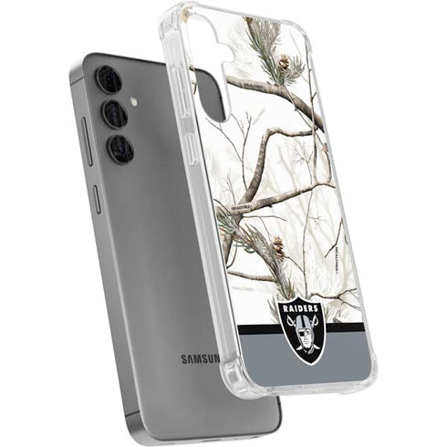 NFL Realtree Camo Las Vegas Raiders Galaxy S24 Plus Clear Case