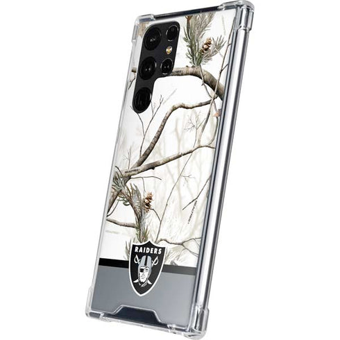 NFL Realtree Camo Las Vegas Raiders Galaxy S24 Ultra Clear Case
