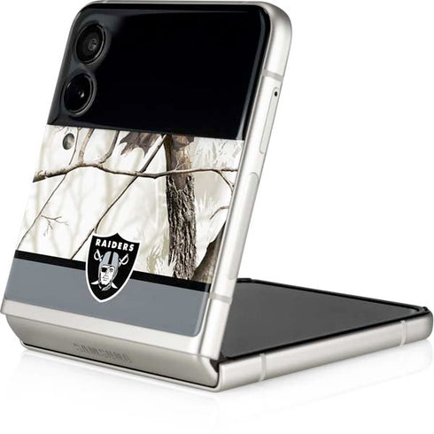 NFL Realtree Camo Las Vegas Raiders Galaxy Z Flip3 5G Skin
