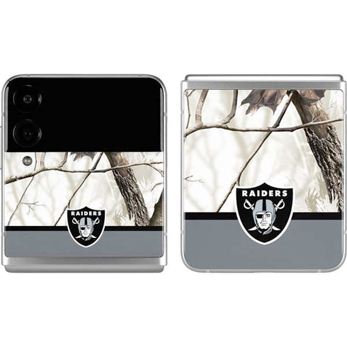 NFL Realtree Camo Las Vegas Raiders Galaxy Z Flip4 5G Skin