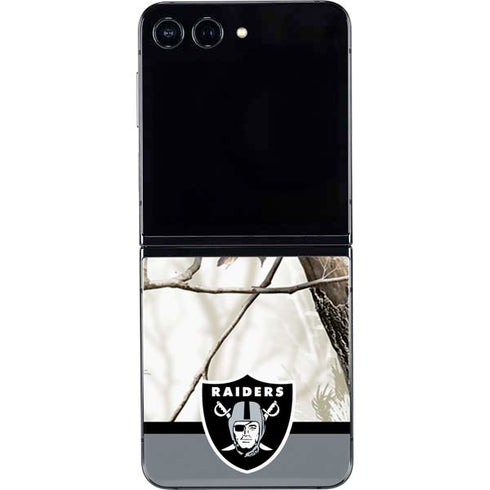 NFL Realtree Camo Las Vegas Raiders Galaxy Z Flip5 5G Skin