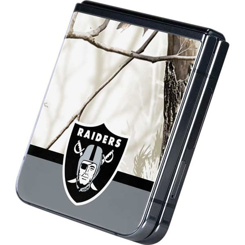 NFL Realtree Camo Las Vegas Raiders Galaxy Z Flip5 5G Skin