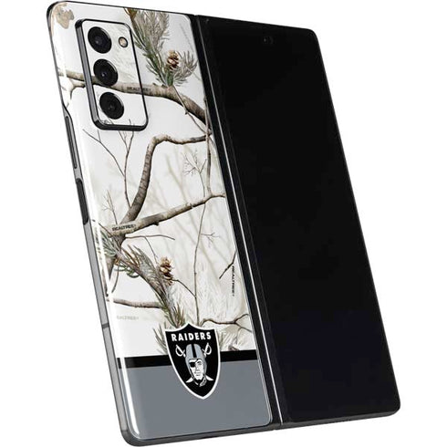 NFL Realtree Camo Las Vegas Raiders Galaxy Z Fold2 5G Skin