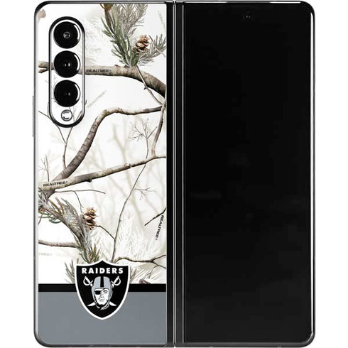NFL Realtree Camo Las Vegas Raiders Galaxy Z Fold3 5G Skin