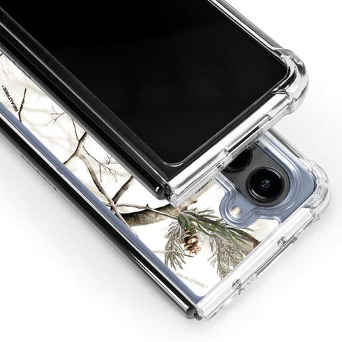NFL Realtree Camo Las Vegas Raiders Galaxy Z Fold5 5G Clear Case