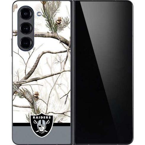 NFL Realtree Camo Las Vegas Raiders Galaxy Z Fold5 5G Skin