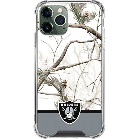 NFL Realtree Camo Las Vegas Raiders iPhone 12 Pro Max Clear Case