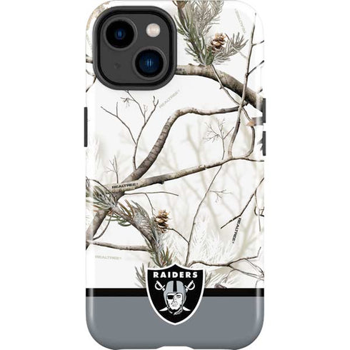 NFL Realtree Camo Las Vegas Raiders iPhone 15 Plus Impact Case