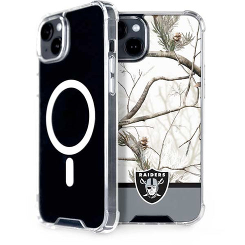 NFL Realtree Camo Las Vegas Raiders iPhone 15 Plus MagSafe Case