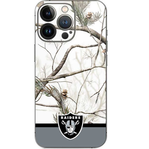 NFL Realtree Camo Las Vegas Raiders iPhone 14 Pro Skin