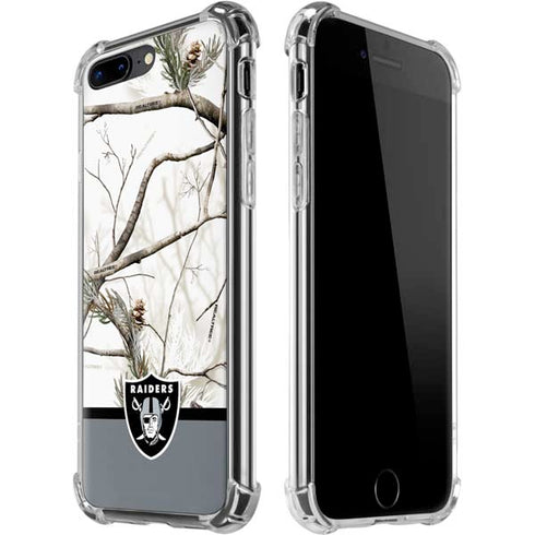 NFL Realtree Camo Las Vegas Raiders iPhone 7/8 Plus Clear Case