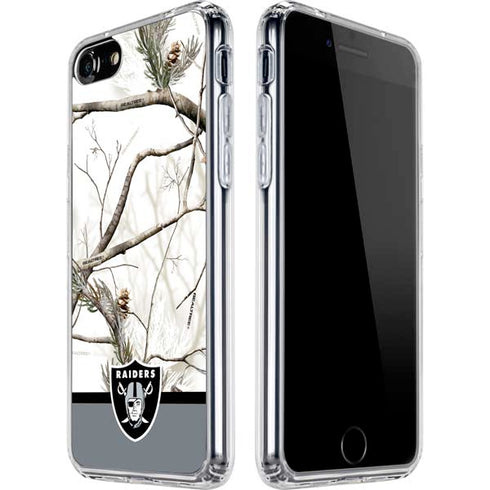 NFL Realtree Camo Las Vegas Raiders iPhone SE (2nd & 3rd Gen) Clear Case
